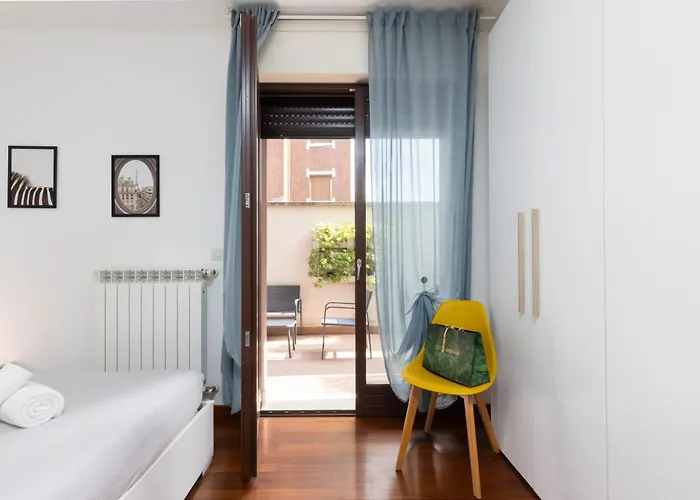 Terrace Milan Con Parcheggio Incluso